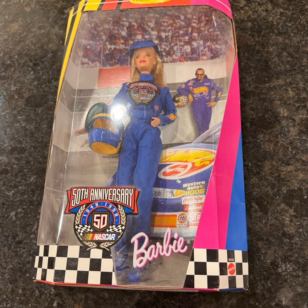 Mattel Barbie NASCAR 50th Anniversary Collector Edition 1998 New In Box